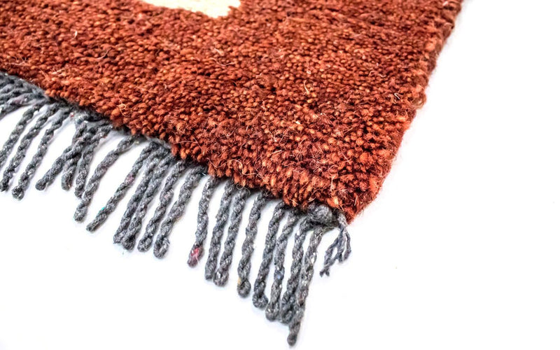 Nepal Teppich 140 x 70 cm - beige