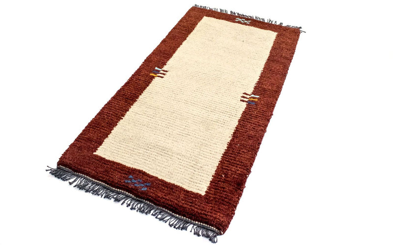 Nepal Teppich 140 x 70 cm - beige