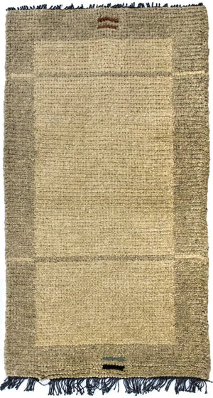 Nepal Teppich 140 x 70 cm - beige