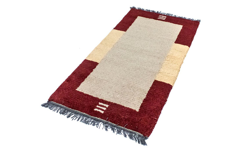 Nepal Teppich 140 x 70 cm - beige