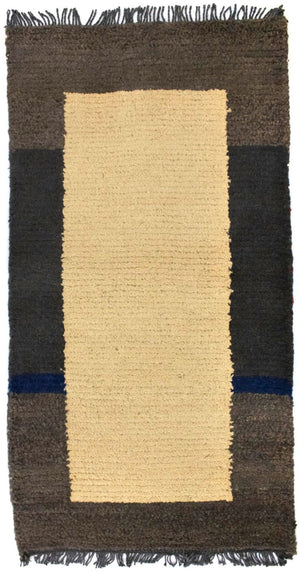 Nepal Teppich 140 x 70 cm - beige