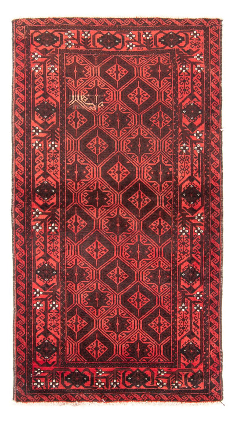 Läufer Belutsch - 196 x 102 cm - rot