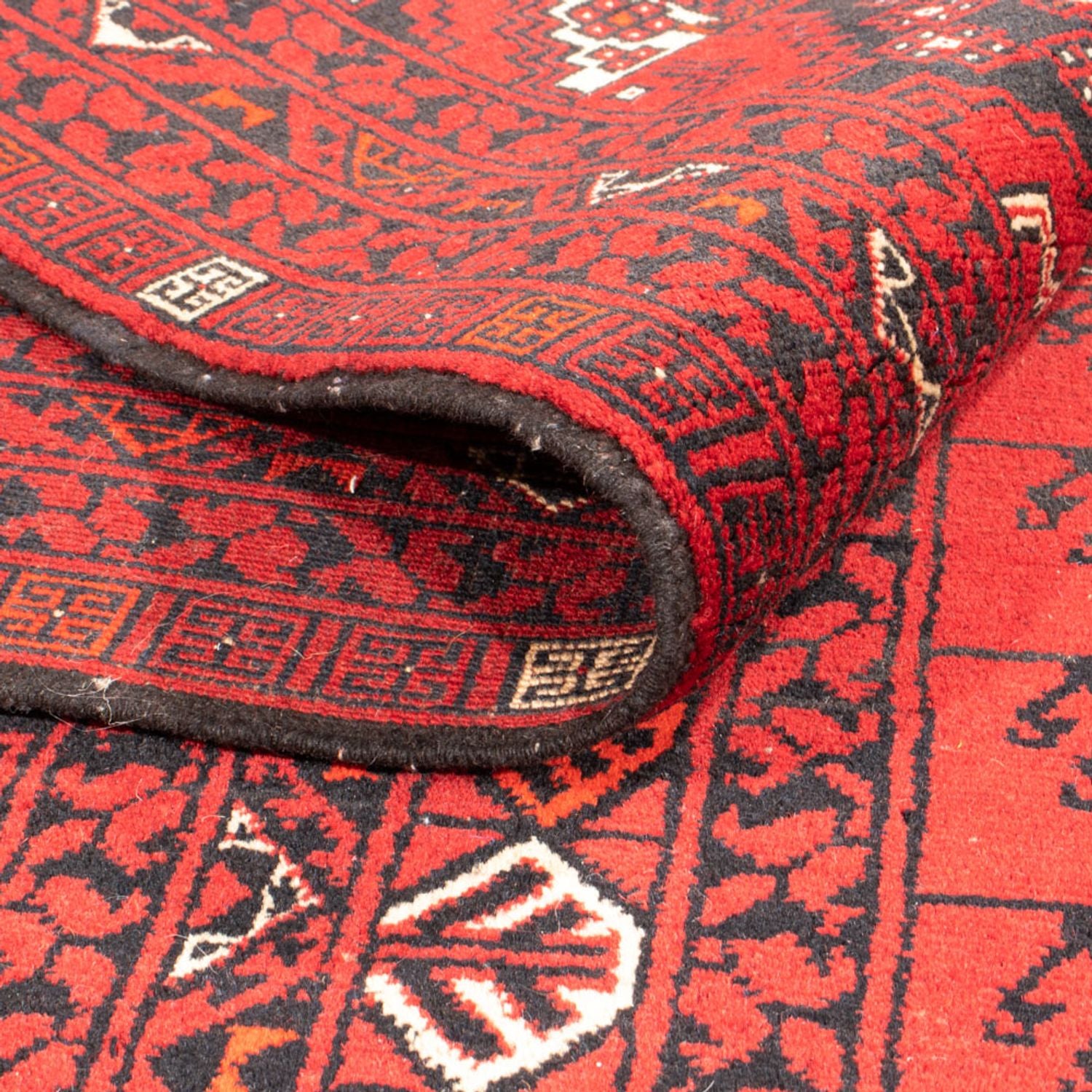 Turkaman Teppich - 230 x 157 cm - rot