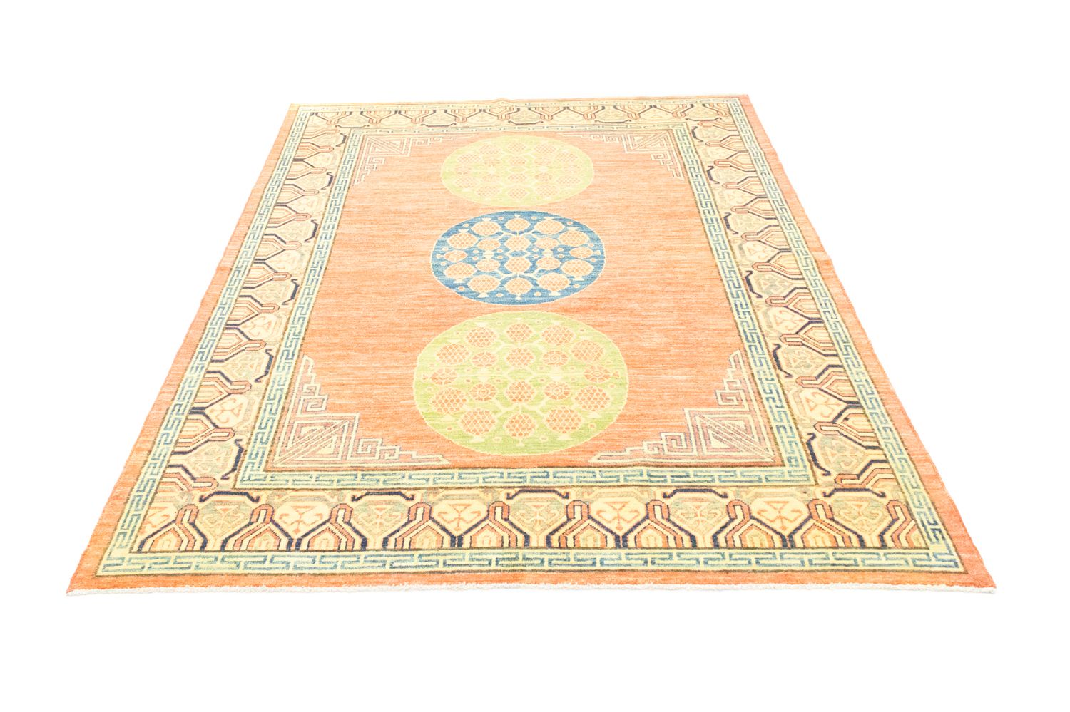 Ziegler Teppich - Modern 257 x 184 cm - orange