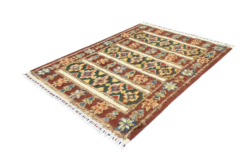 Berber Teppich 211 x 158 cm - rot