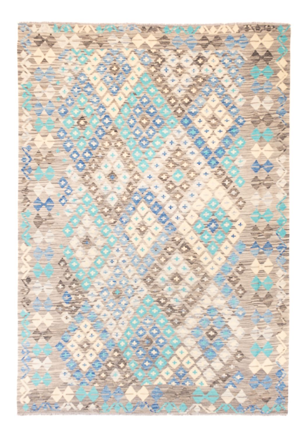 Kelim Teppich - Splash - 241 x 174 cm - mehrfarbig