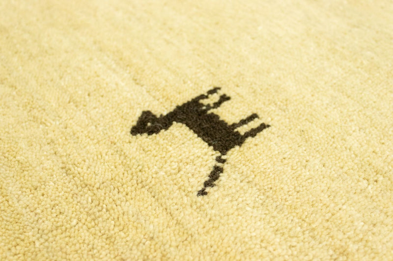 Gabbeh Teppich - Indus 200 x 80 cm - beige