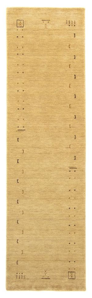 Gabbeh Teppich - Indus 400 x 80 cm - beige