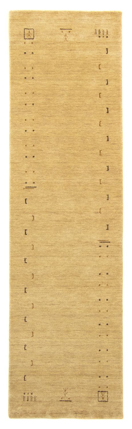 Gabbeh Teppich - Indus 400 x 80 cm - beige