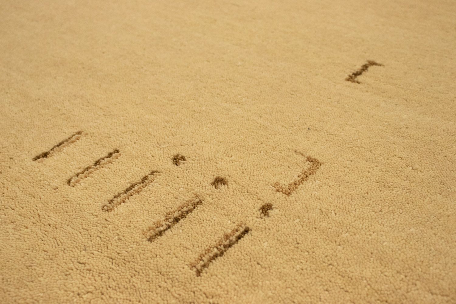 Gabbeh Teppich - Indus 400 x 80 cm - beige