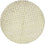 Nepal Teppich 150 x 150 cm - beige