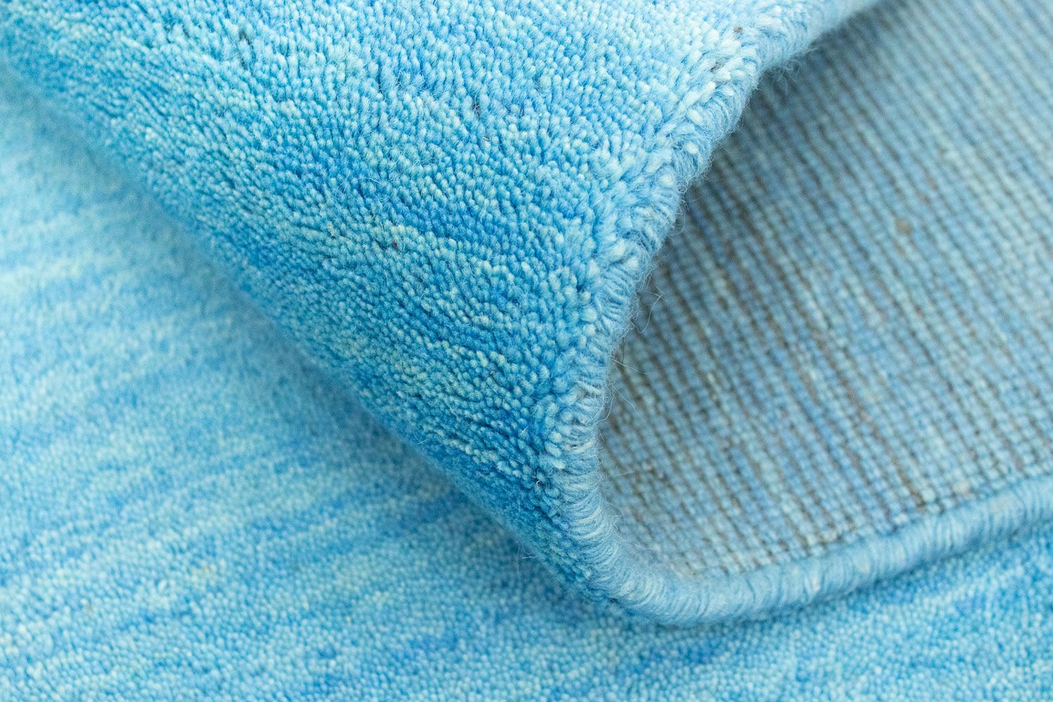 Gabbeh Teppich - Indus 200 x 80 cm - hellblau