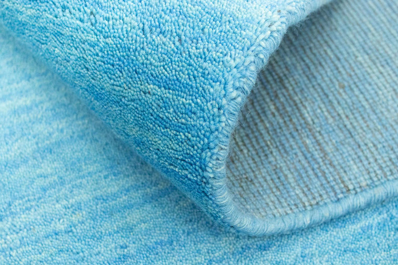 Gabbeh Teppich - Indus 200 x 80 cm - hellblau