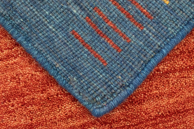 Gabbeh Teppich - Indus 300 x 250 cm - rot