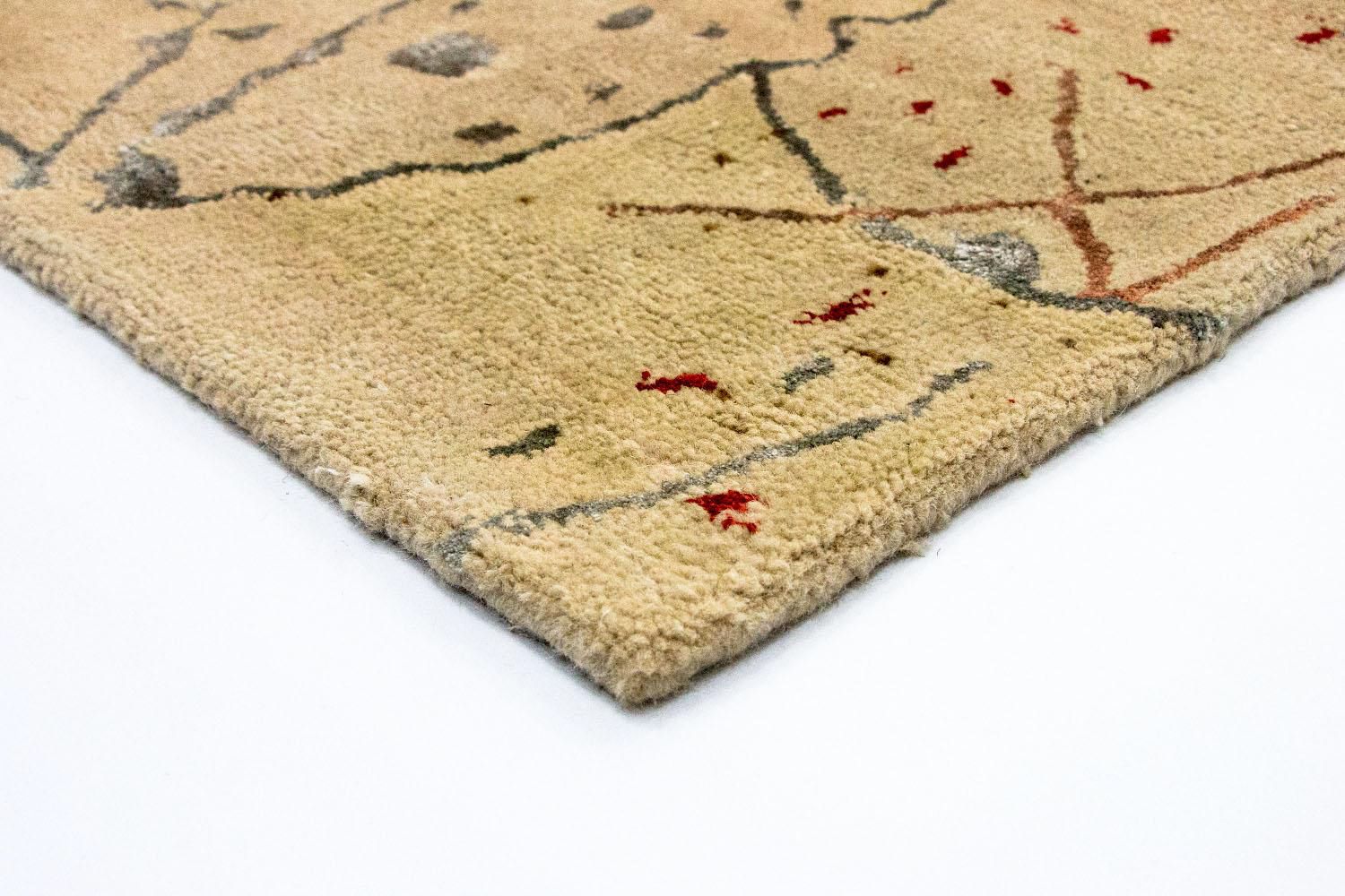 Designer Teppich 242 x 155 cm Wohnzimmer Teppich
