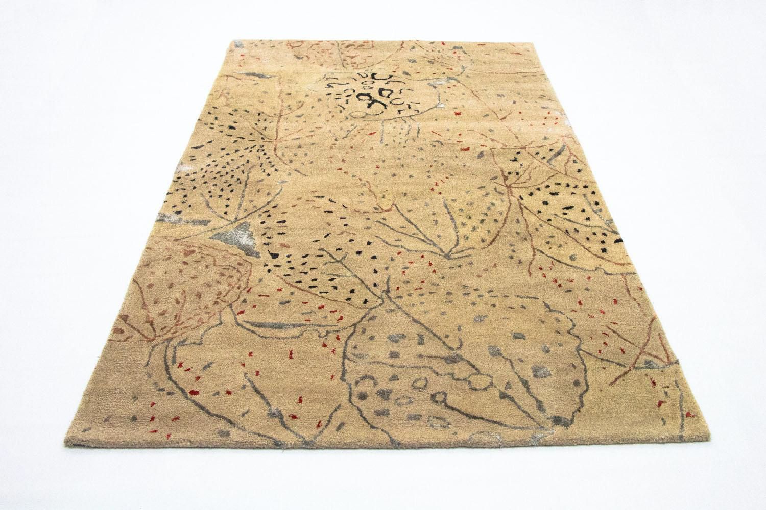 Designer Teppich 242 x 155 cm Wohnzimmer Teppich