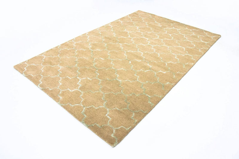 Wollteppich 244 x 155 cm Teppich Wohnzimmer