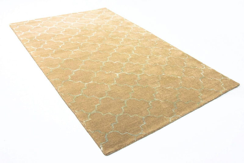 Wollteppich 244 x 155 cm Teppich Wohnzimmer