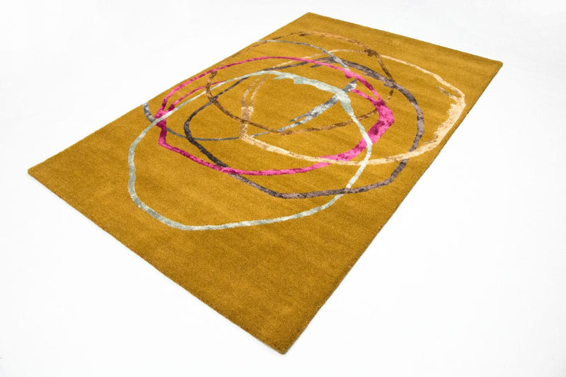 Designer Teppich 245 x 155 cm Wohnzimmer Teppich