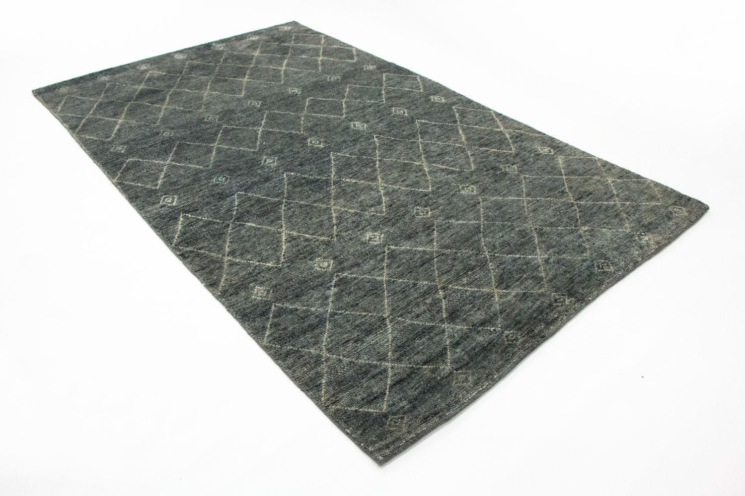 Designer Teppich 251 x 153 cm - grau