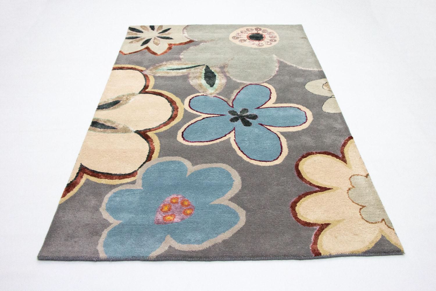 Designer Teppich 237 x 150 cm Teppich Wohnzimmer