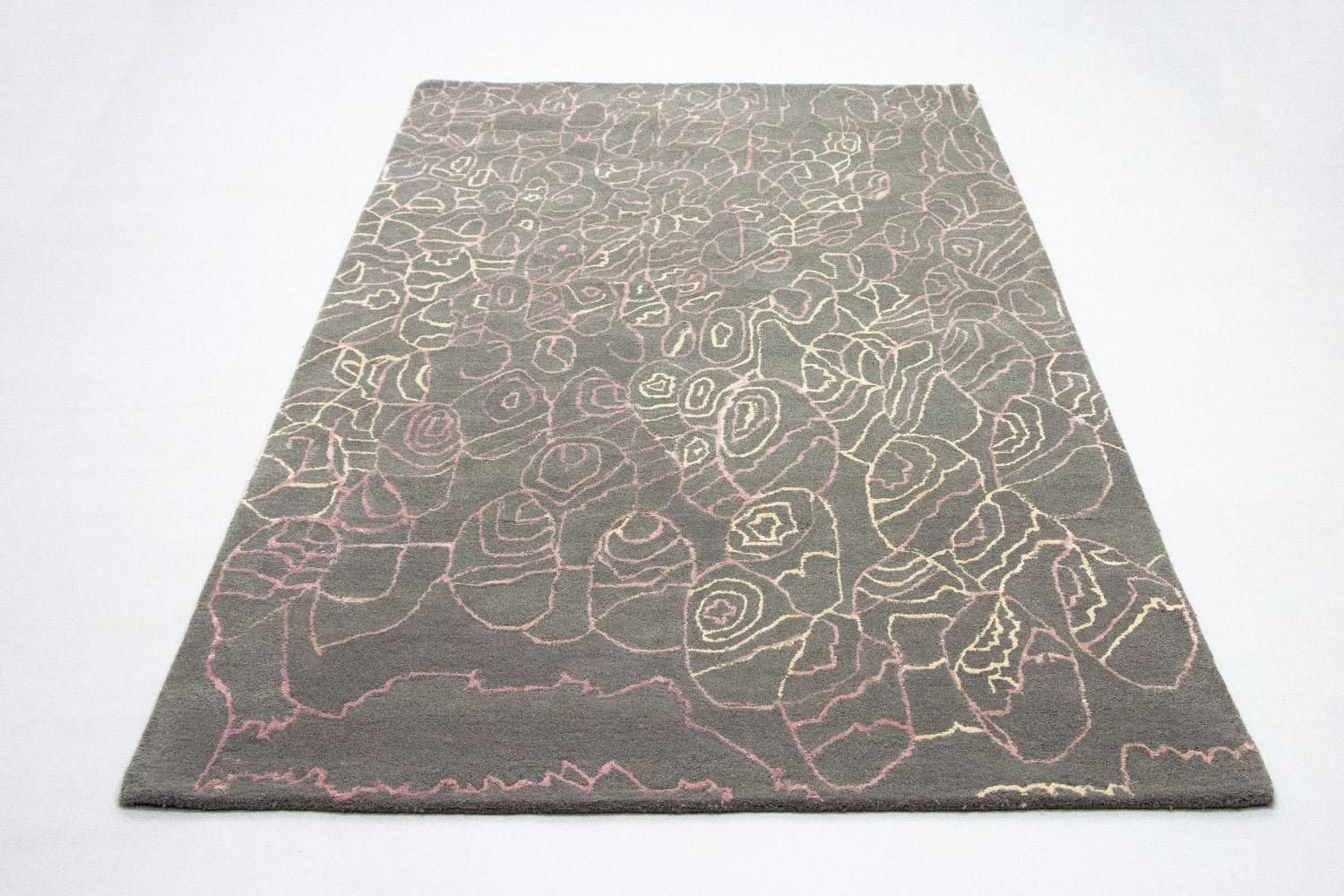 Designer Teppich 244 x 152 cm Teppich Wohnzimmer