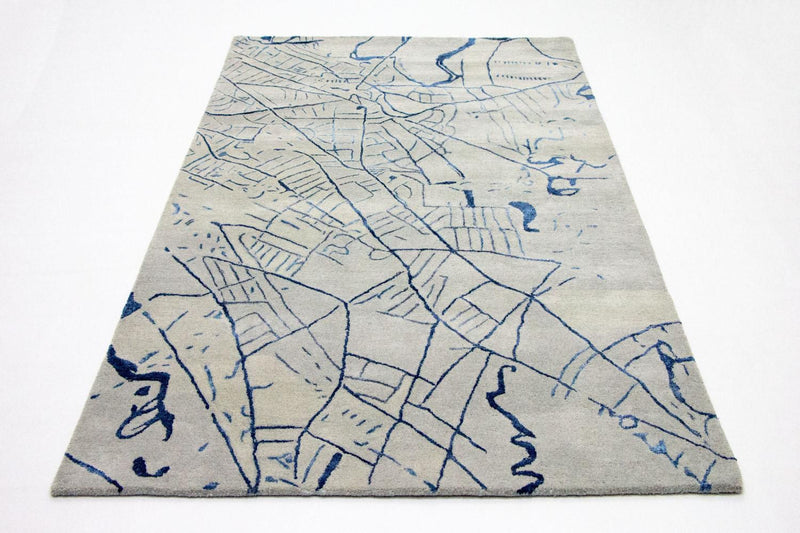Designer Teppich 241 x 153 cm Teppich Wohnzimmer
