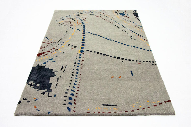 Designer Teppich 242 x 155 cm Teppich Wohnzimmer