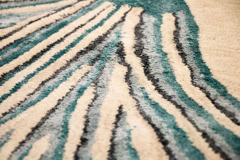Designer Teppich 243 x 153 cm Teppich Wohnzimmer