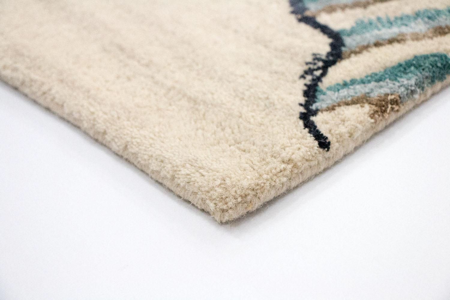 Designer Teppich 243 x 153 cm Teppich Wohnzimmer