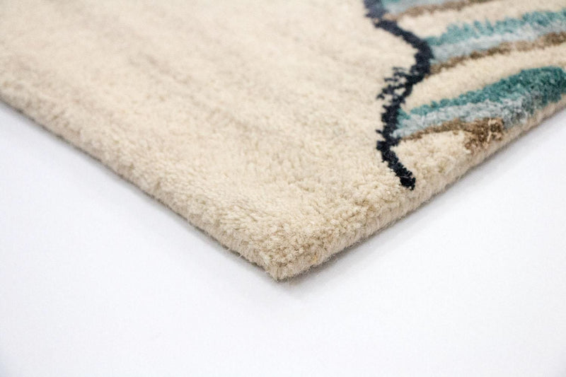 Designer Teppich 243 x 153 cm Teppich Wohnzimmer