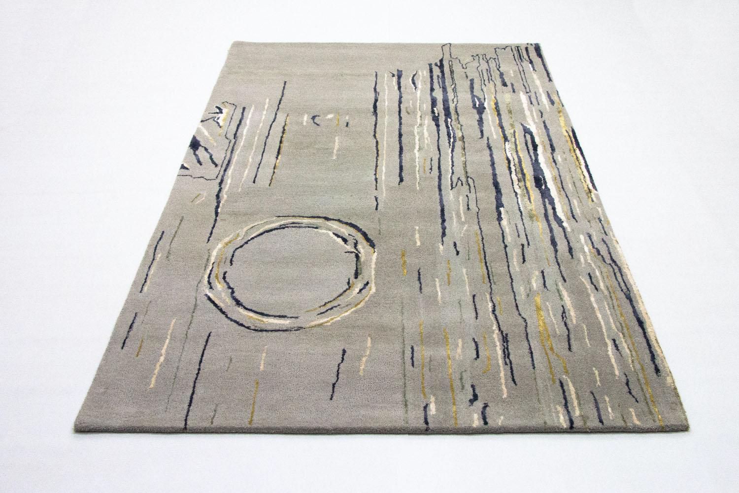 Designer Teppich 244 x 157 cm Wohnzimmer Teppich