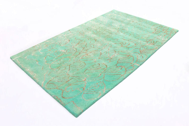 Designer Teppich 244 x 153 cm Wohnzimmer Teppich