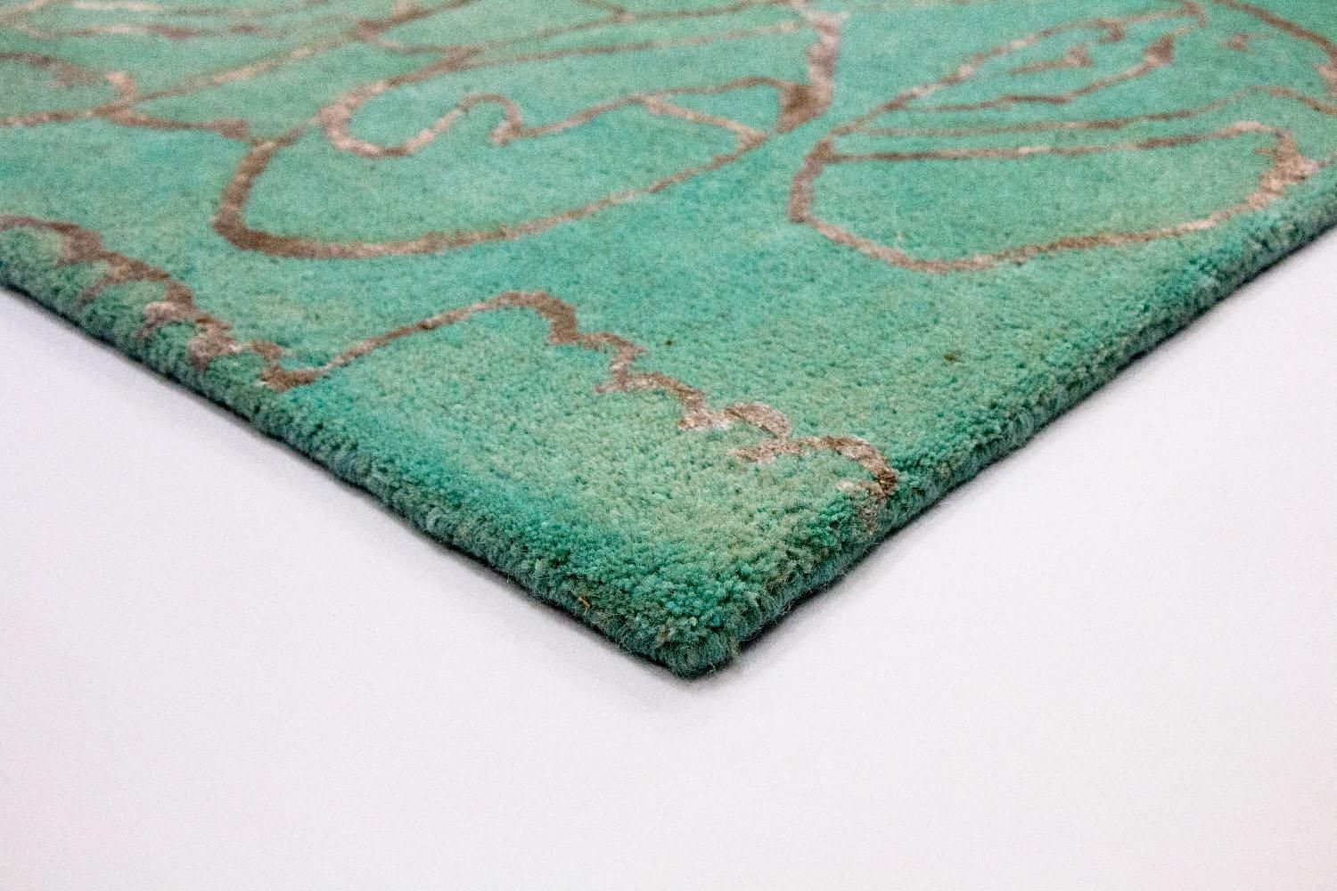 Designer Teppich 244 x 153 cm Wohnzimmer Teppich