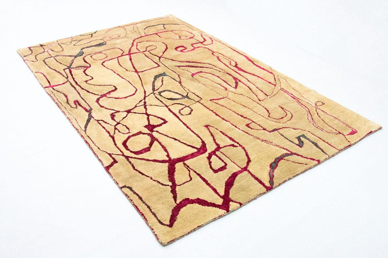 Designer Teppich 241 x 152 cm Wohnzimmer Teppich