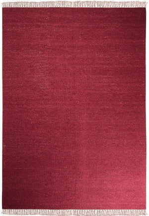 Kelim Teppich - Trendy 200 x 140 cm - dunkelrot