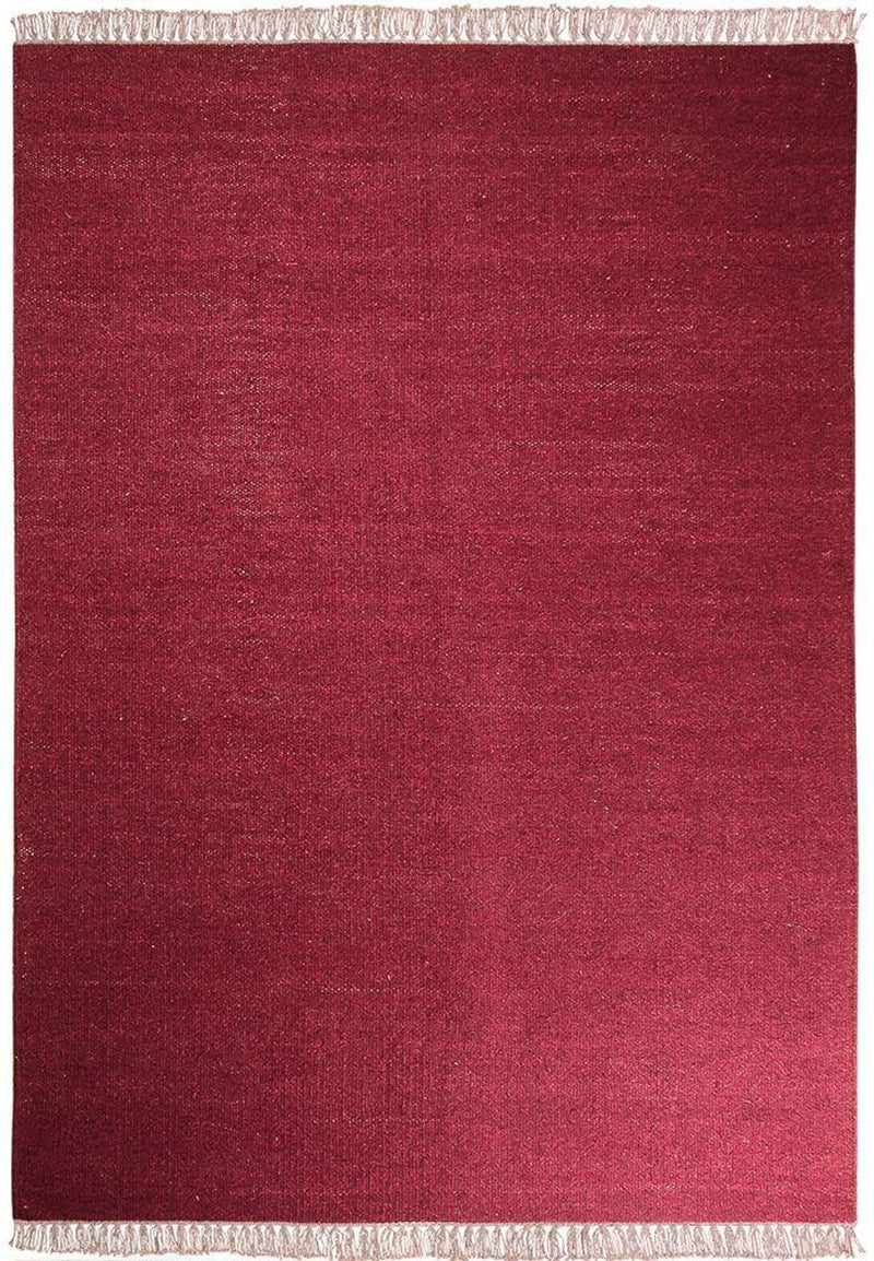 Kelim Teppich - Trendy 200 x 140 cm - dunkelrot