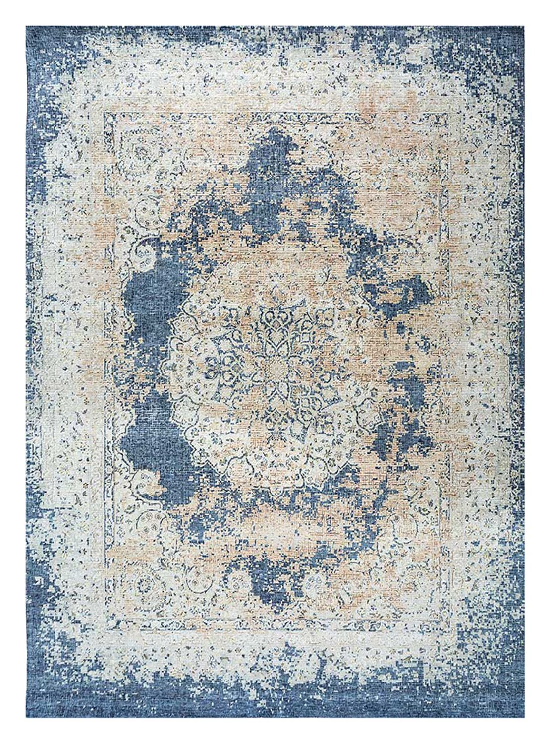 Wollteppich - 300 x 240 cm - lichtblau