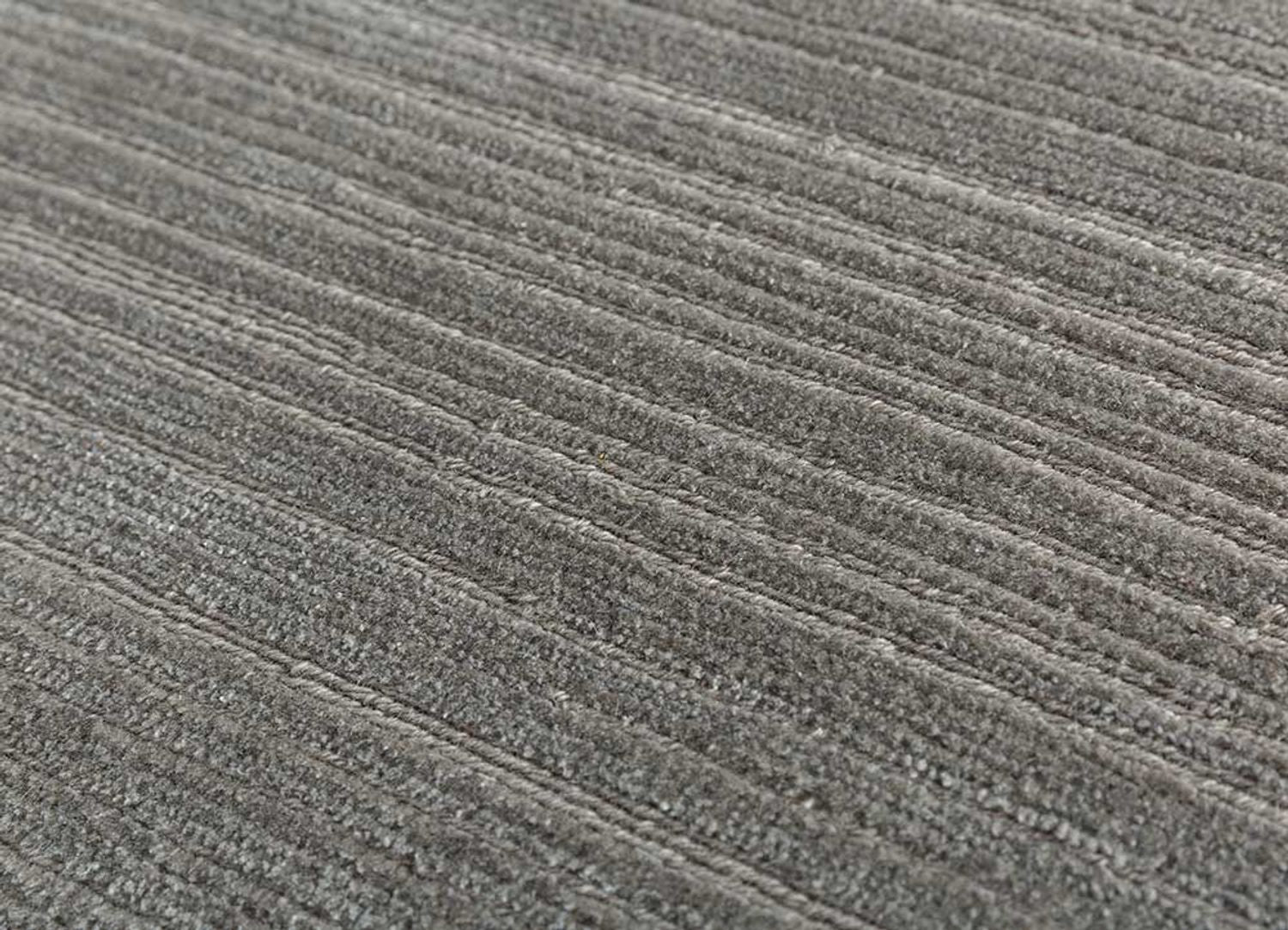 Wollteppich - 300 x 240 cm - grau