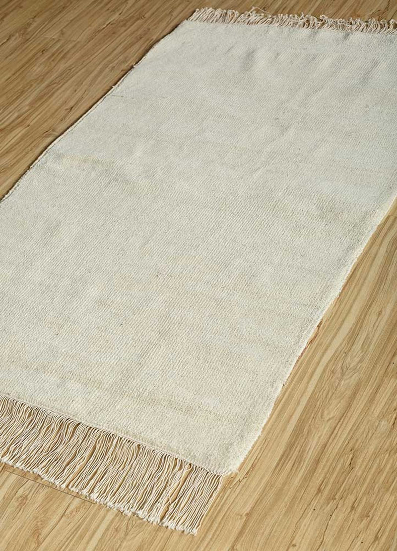 Wollteppich - 150 x 90 cm - sand