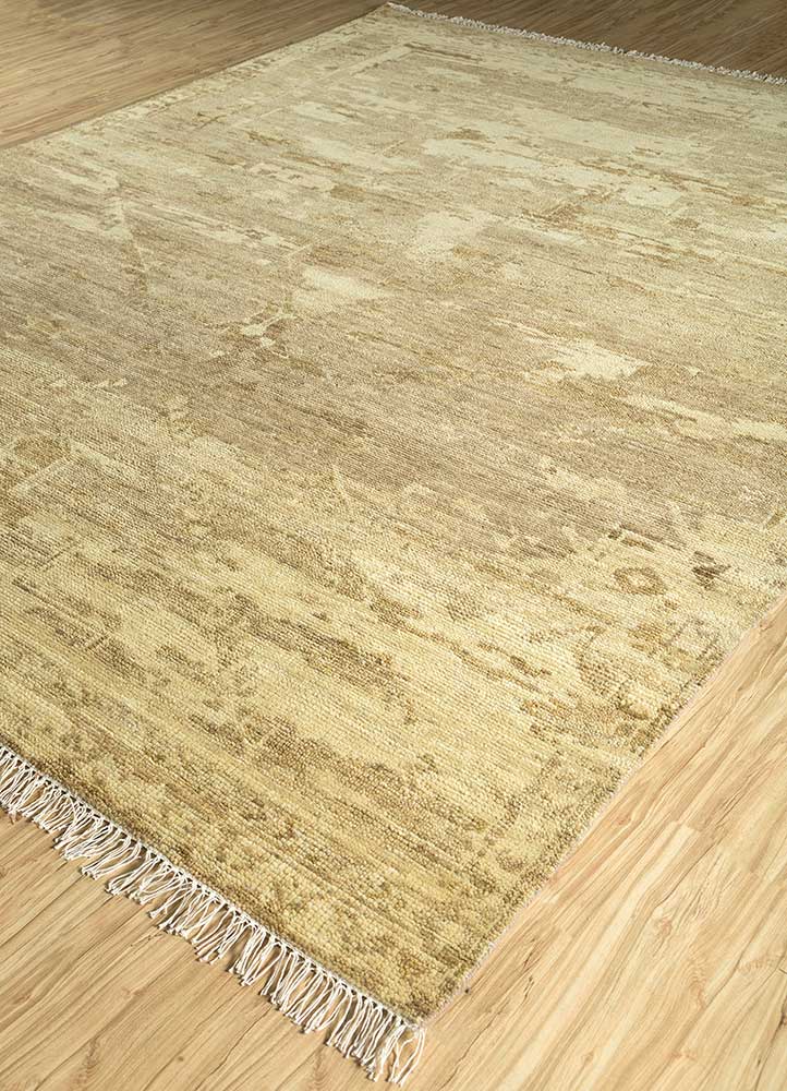 Wollteppich - 300 x 240 cm - gold