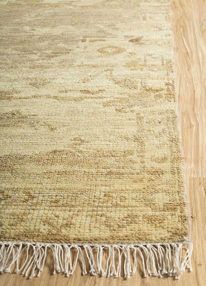 Wollteppich - 300 x 240 cm - gold