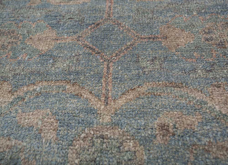 Designer Teppich - 300 x 240 cm - blau