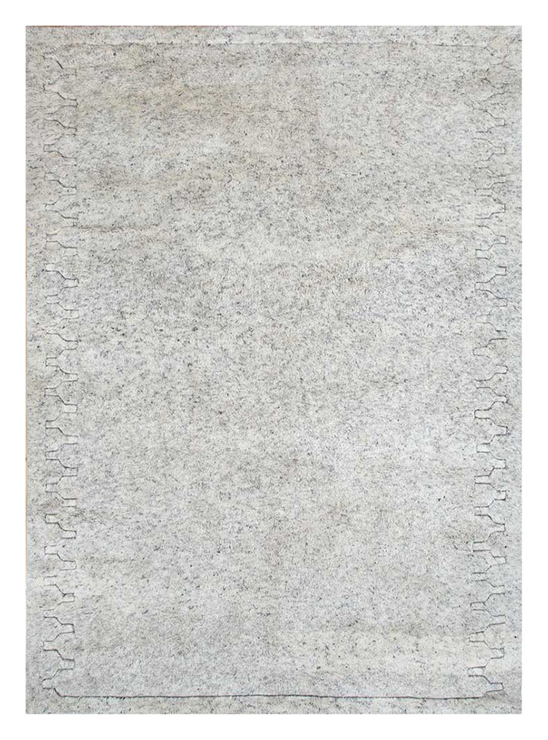 Wollteppich - 300 x 240 cm - hellgrau