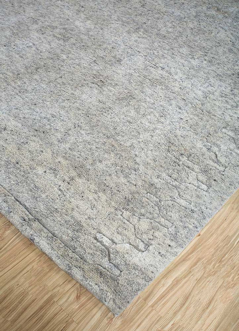 Wollteppich - 300 x 240 cm - hellgrau