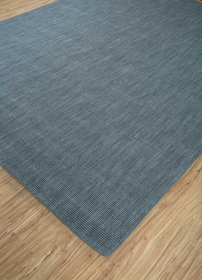 Wollteppich - 300 x 240 cm - seeblau