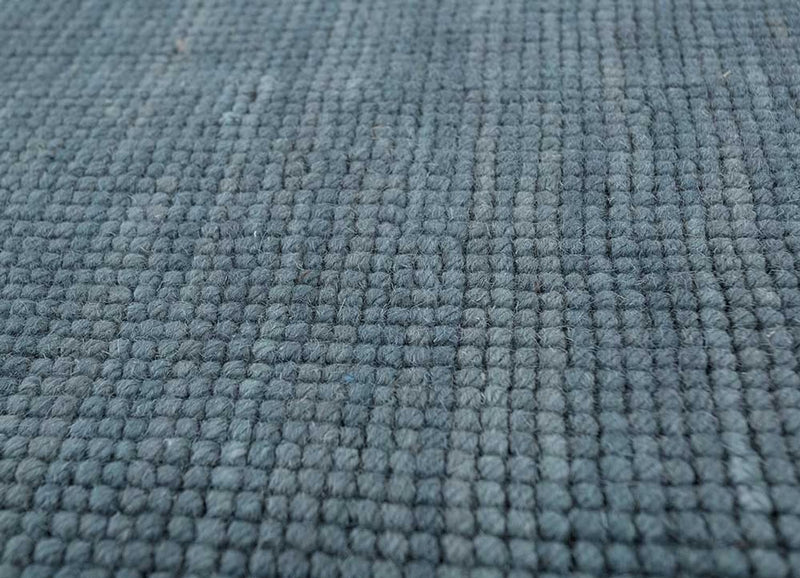 Wollteppich - 300 x 240 cm - seeblau