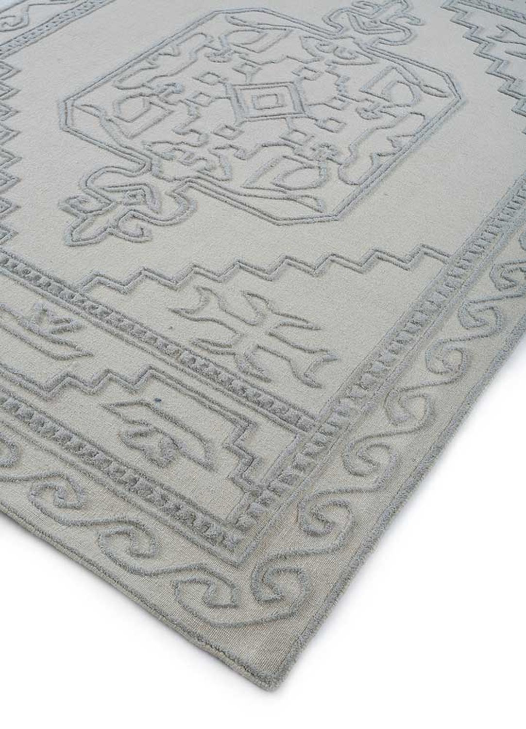 Wollteppich - 270 x 180 cm - creme
