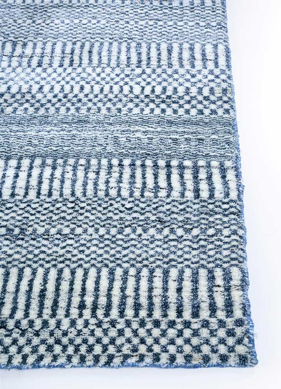 Wollteppich - 270 x 180 cm - blau