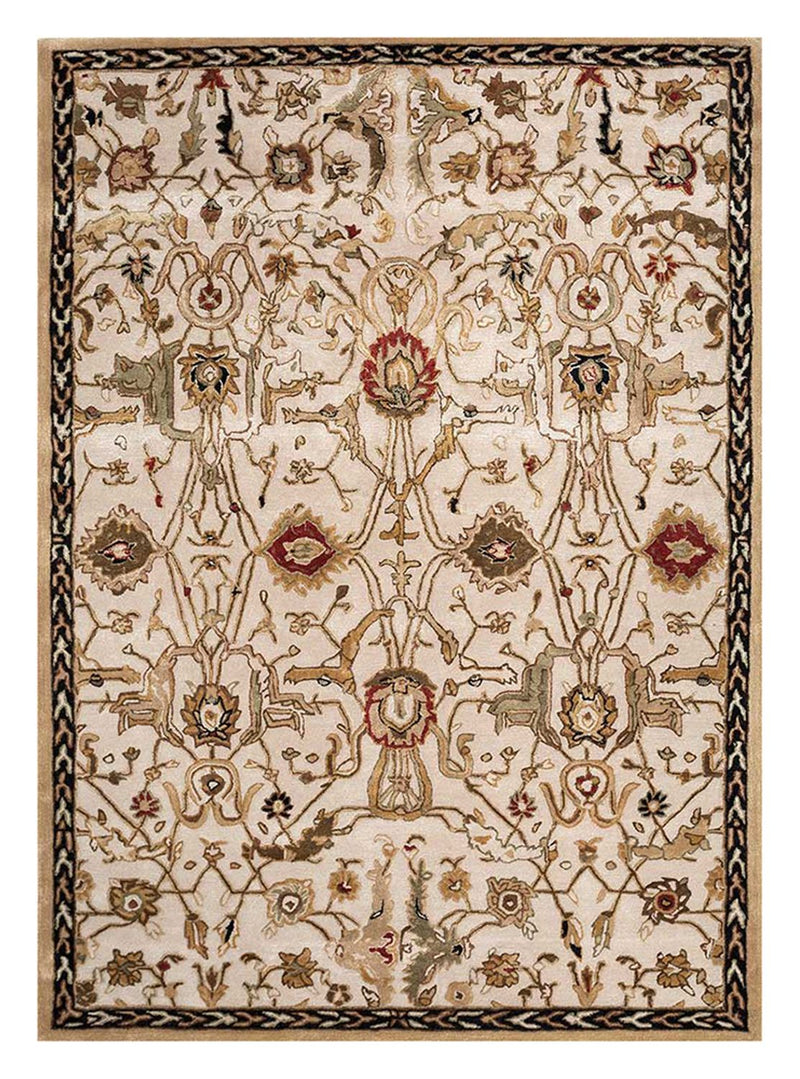 Wollteppich - 270 x 180 cm - creme
